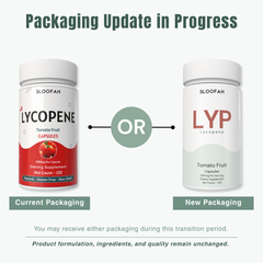 Bloofah LYP – Lycopene Capsules 500mg | Antioxidant Support from Tomato Fruit (120 Capsules)