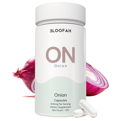 Bloofah ON Onion Capsules 500mg | Allium cepa Bulb Extract | 120 Capsules