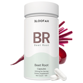 Bloofah BR Beet Root Capsules 500mg | Energy & Stamina Support (120 Capsules)