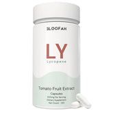 Bloofah LY Lycopene Supplement Capsules 500mg | Tomato Fruit 10:1 Concentrated Extract β Antioxidant Support (120 Capsules)