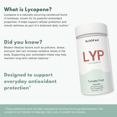 Bloofah LYP Lycopene Tomato Fruit Capsules 500mg | Natural Source of Lycopene