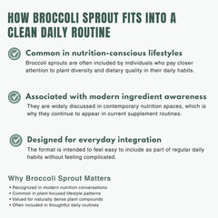 Bloofah BS – Broccoli Sprout Capsules 500mg | Cellular & Antioxidant Support (120 Capsules)