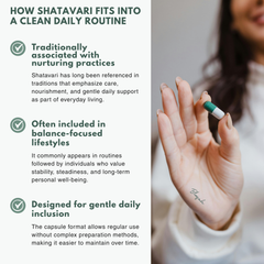 Bloofah SV Shatavari Capsules 500mg | Asparagus racemosus Root Extract | 120 Capsules