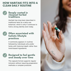 Bloofah HT Haritaki Capsules 500mg | Terminalia chebula Fruit Extract | 120 Capsules