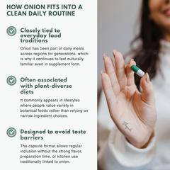 Bloofah ON Onion Capsules 500mg | Allium cepa Bulb Extract | 120 Capsules