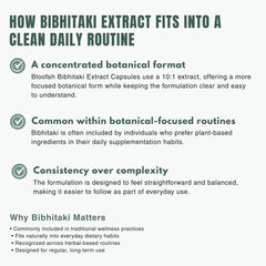 Bloofah BT – Bibhitaki Capsules 500mg | Digestion & Detox Support (120 Capsules)