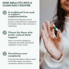 Bloofah AF Amla Capsules 500mg | Emblica officinalis (Indian Gooseberry) Extract | 120 Capsules