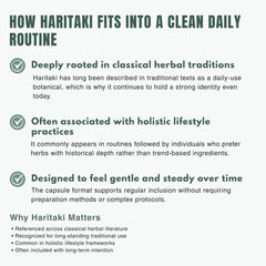 Bloofah HT – Haritaki Capsules 500mg | Digestive & Gut Balance Support (120 Capsules)