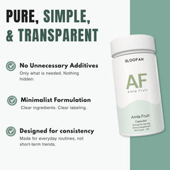 Bloofah AF – Amla Capsules 500mg (Indian Gooseberry) | 120 Capsules