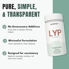 Bloofah LYP Lycopene Tomato Fruit Capsules 500mg | Natural Source of Lycopene