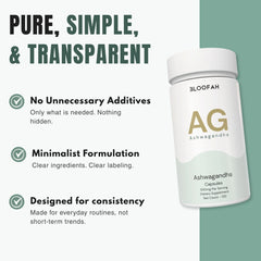 Bloofah AG – Ashwagandha Capsules 500mg | 120 Capsules