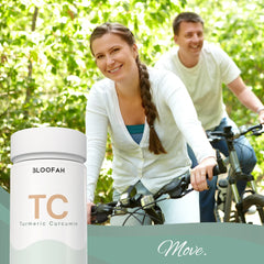 Bloofah TC – Turmeric Capsules 1000mg | Joint Comfort & Antioxidant Support (120 Capsules)