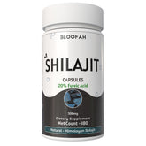 Bloofah Shilajit Capsules 500mg | Himalayan Shilajit Supplement for Men - (High in Trace Minerals, No Fillers) Premium Shilajit Extract 20% (from India) Natural, Non GMO