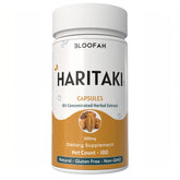 Bloofah Haritaki Capsules 500mg | Natural Digestive Health Supplement | 100% Pure Haritaki (Terminalia chebula) Fruit Extract 10:1 Powder | Non-GMO, Gluten Free Formula Herbal Supplement