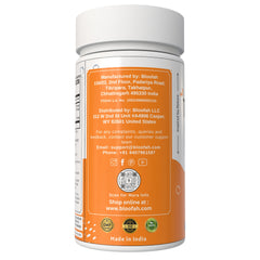 Bloofah Turmeric Curcumin Capsules 1000mg | Turmeric Powder (Cucurma Longa) Extract 10:1, Black Pepper 5% | 100% Pure, Natural, Gluten Free Formula Herbal Supplements for Overall Wellness - Non-GMO