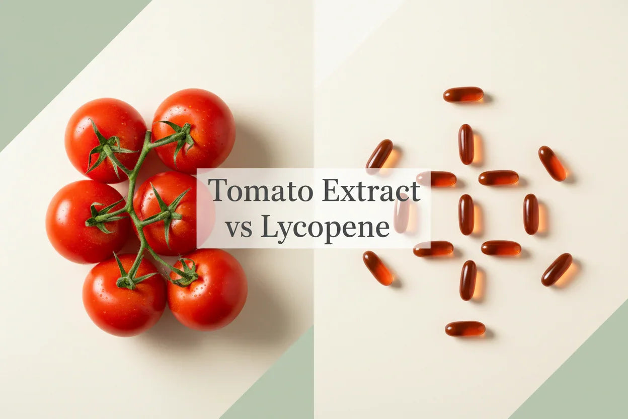 Fresh tomatoes vs tomato extract capsules for lycopene supplement comparison