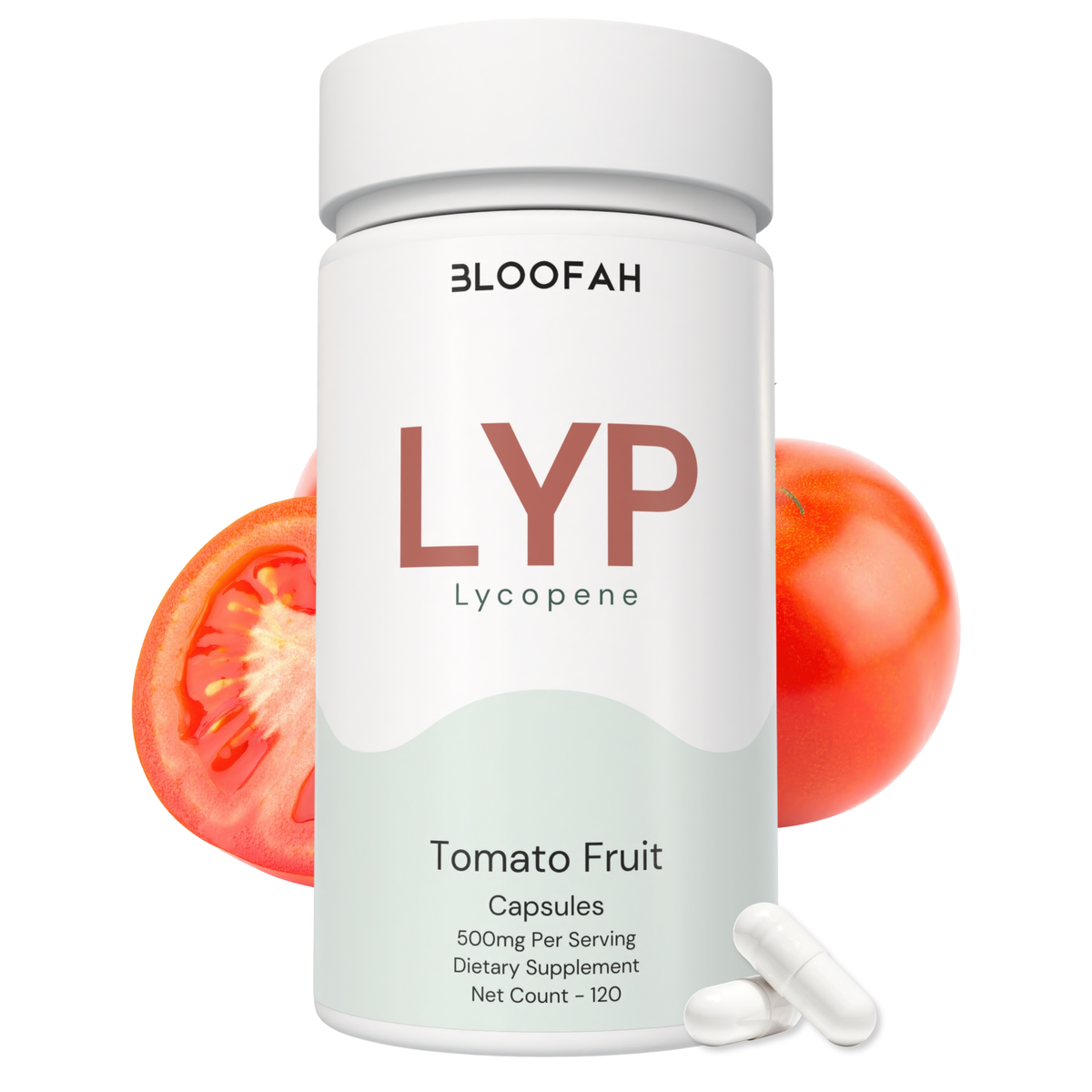 Bloofah LYP Lycopene Tomato Fruit Capsules 500mg | Natural Source of Lycopene