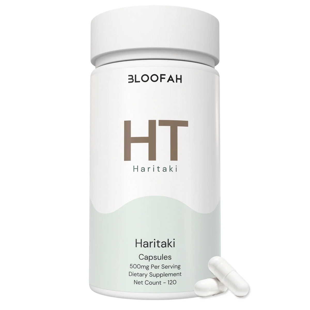 Bloofah HT – Haritaki Capsules 500mg | Digestive & Gut Balance Support (120 Capsules)