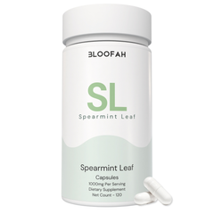 Bloofah SL – Spearmint Capsules 1000mg | Digestion & Freshness Support (120 Capsules)