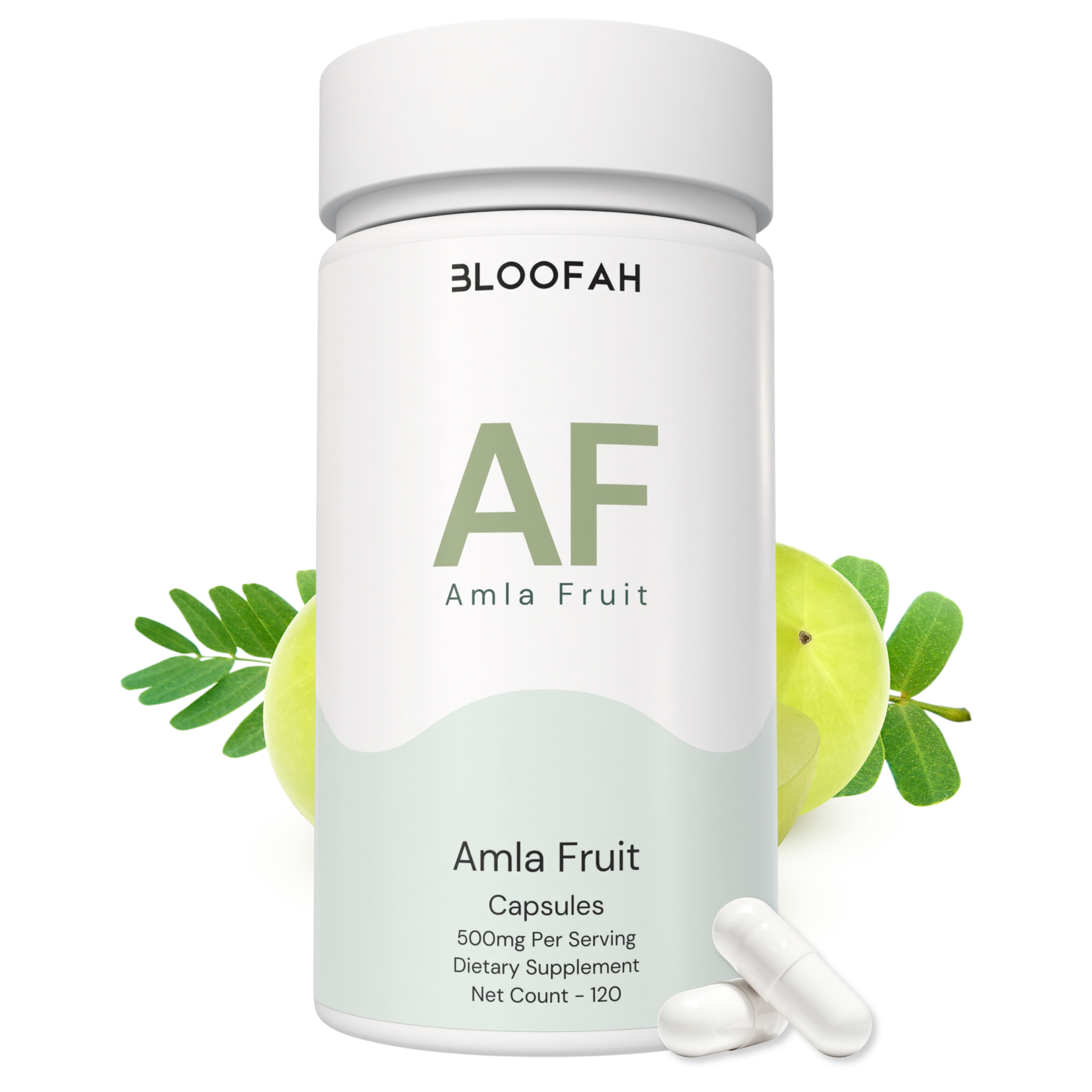 Bloofah AF Amla Capsules 500mg | Emblica officinalis (Indian Gooseberry) Extract | 120 Capsules
