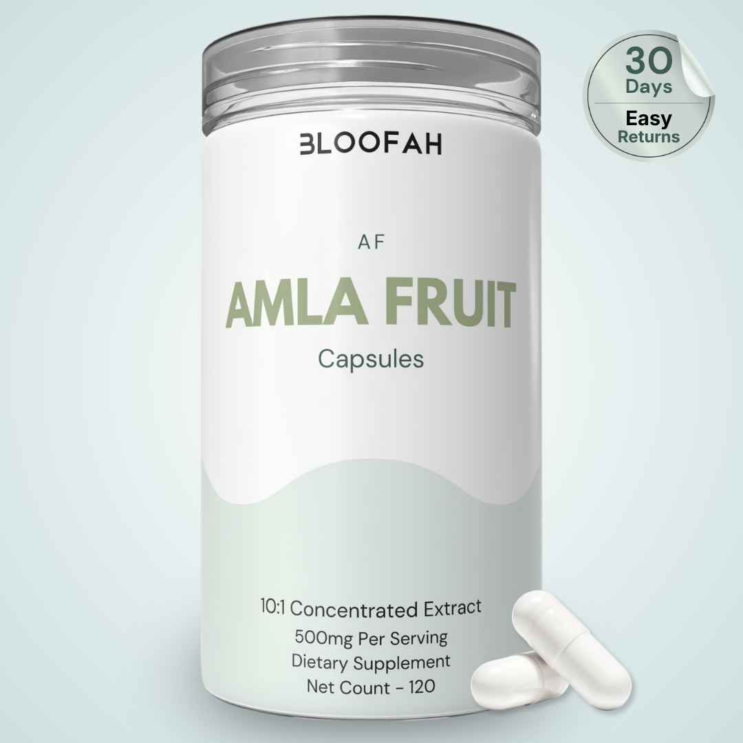 Bloofah AF Amla Capsules 500mg | Emblica officinalis (Indian Gooseberry) Extract | 120 Capsules