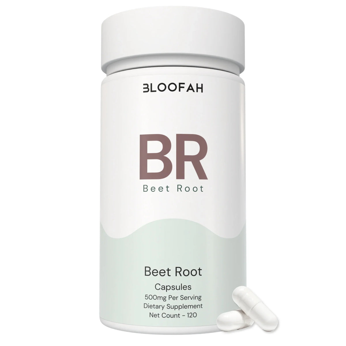Bloofah BR Beet Root Capsules 500mg | Energy & Stamina Support (120 Capsules)