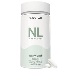 Bloofah NL – Neem Capsules 1000mg | Skin & Internal Balance Support (120 Capsules)