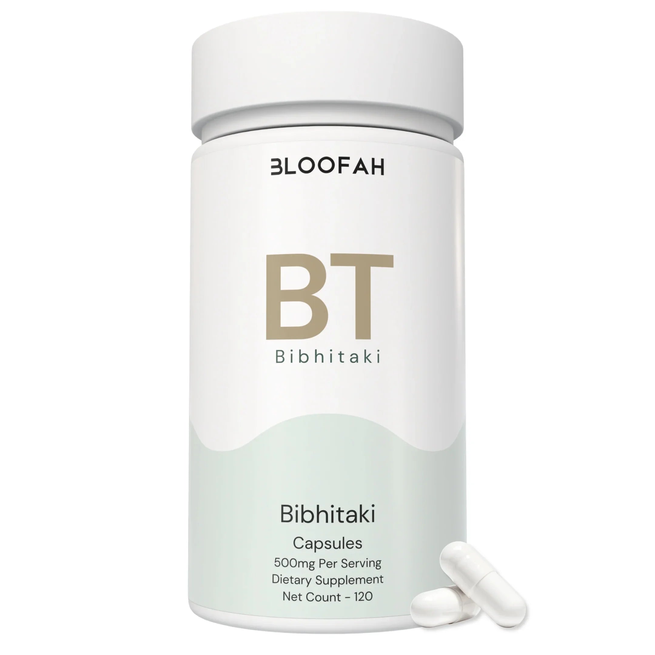 Bloofah BT – Bibhitaki Capsules 500mg | Digestion & Detox Support (120 Capsules)