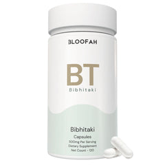Bloofah BT – Bibhitaki Capsules 500mg | Digestion & Detox Support (120 Capsules)