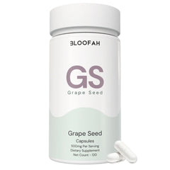 Bloofah GS – Grape Seed Capsules 500mg | Antioxidant & Skin Support (120 Capsules)