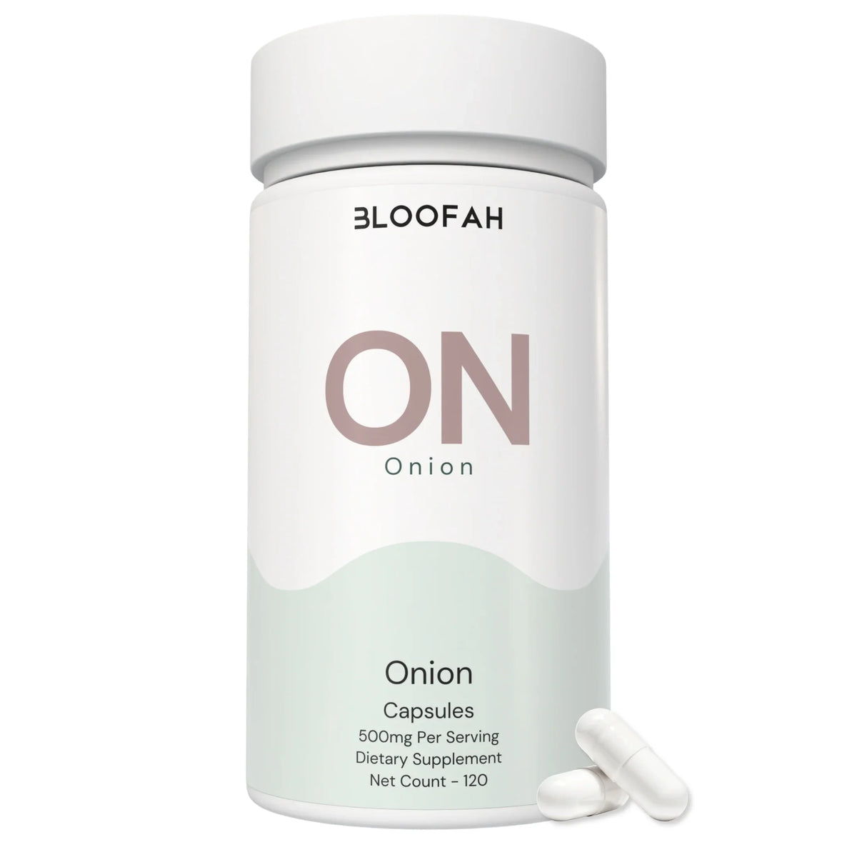 Bloofah ON – Onion Capsules 500mg | Antioxidant & Circulation Support (120 Capsules)