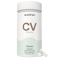 Bloofah CV – Cloves Capsules 1000mg | Digestion & Oral Wellness Support (120 Capsules)
