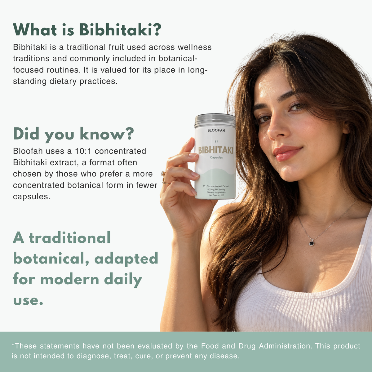 Bloofah BT Bibhitaki Capsules 500mg | Terminalia bellirica Fruit Extract | 120 Capsules