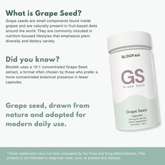 Bloofah GS – Grape Seed Capsules 500mg | Antioxidant & Skin Support (120 Capsules)