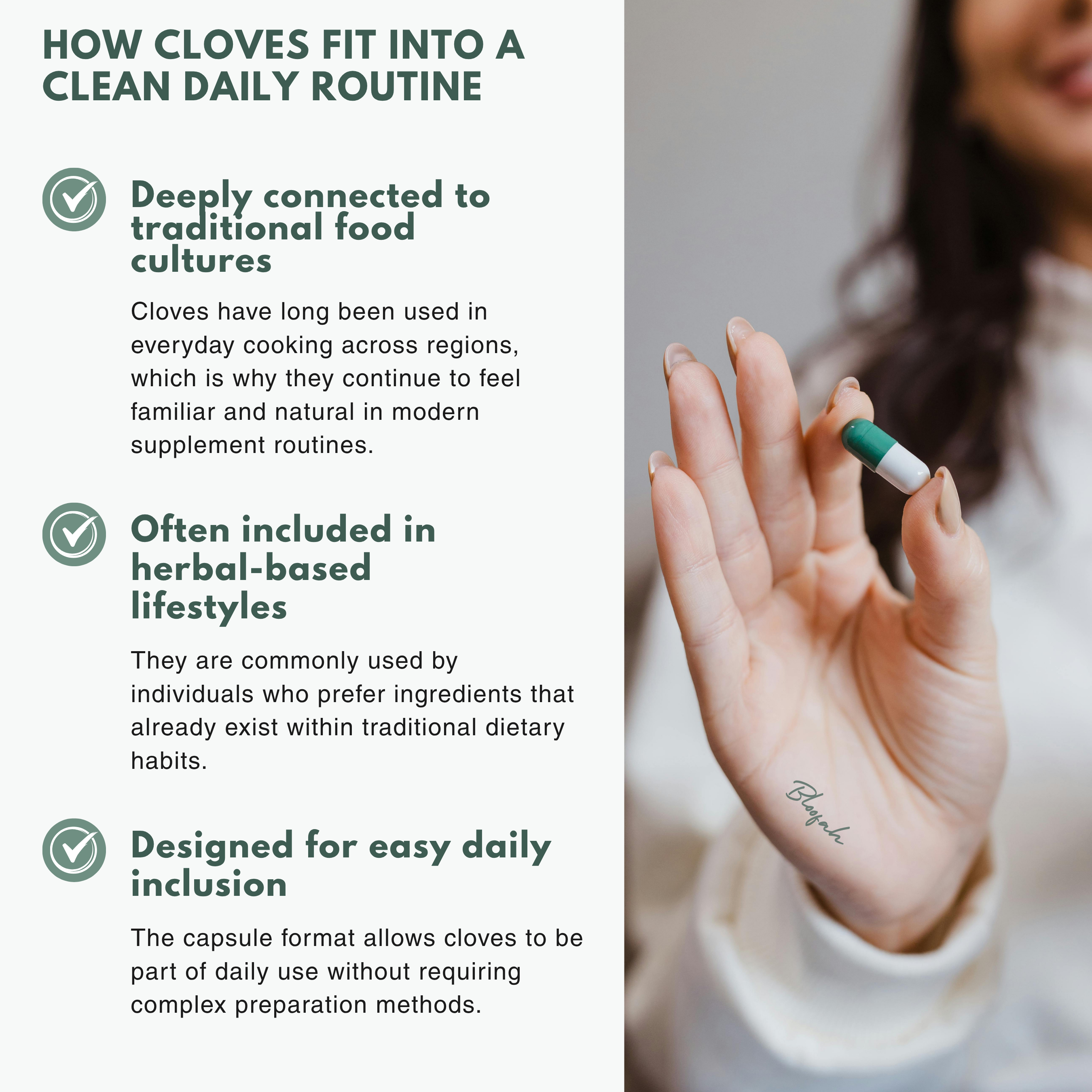 Bloofah CV Clove Capsules 1000mg | Syzygium aromaticum Bud | 120 Capsules