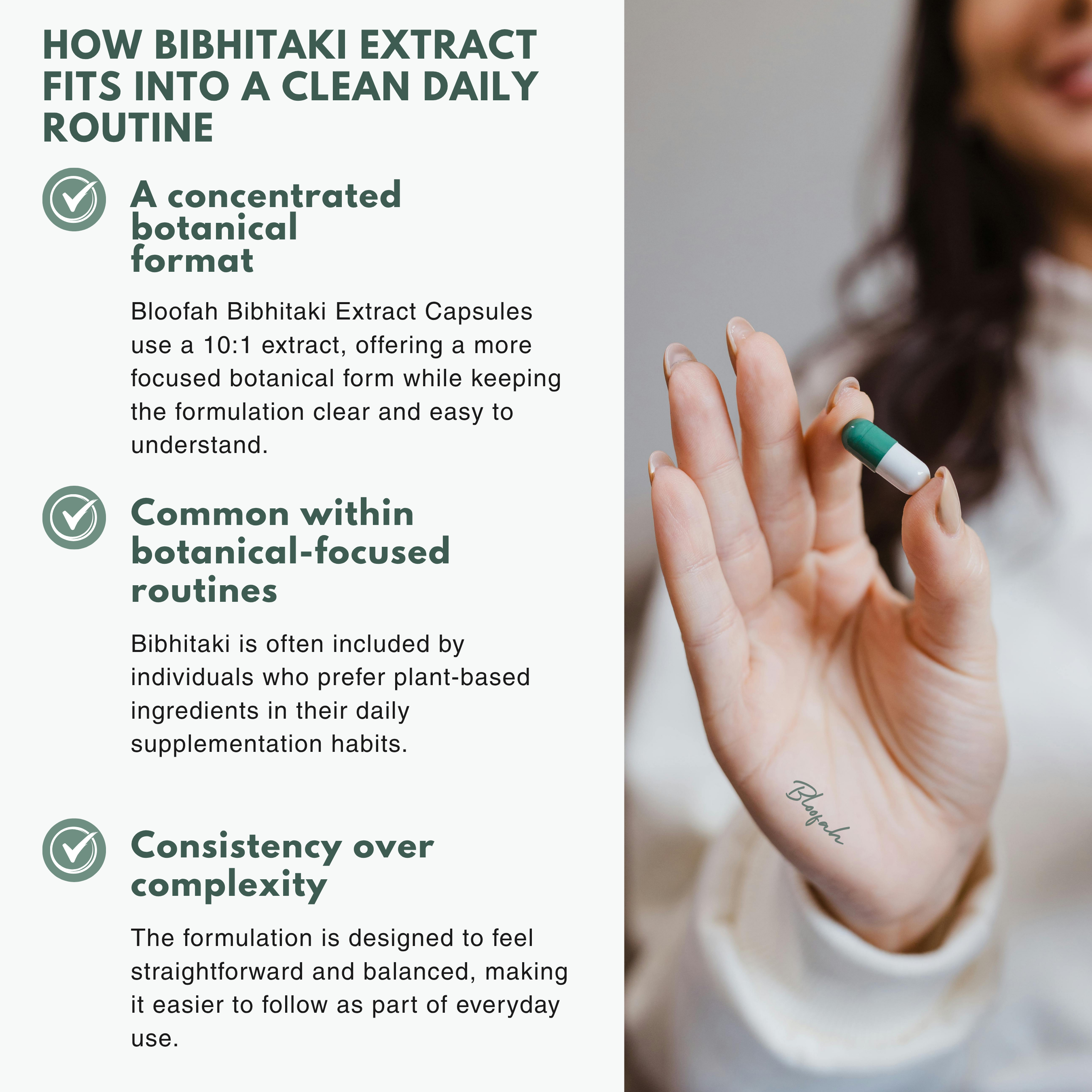 Bloofah BT Bibhitaki Capsules 500mg | Terminalia bellirica Fruit Extract | 120 Capsules