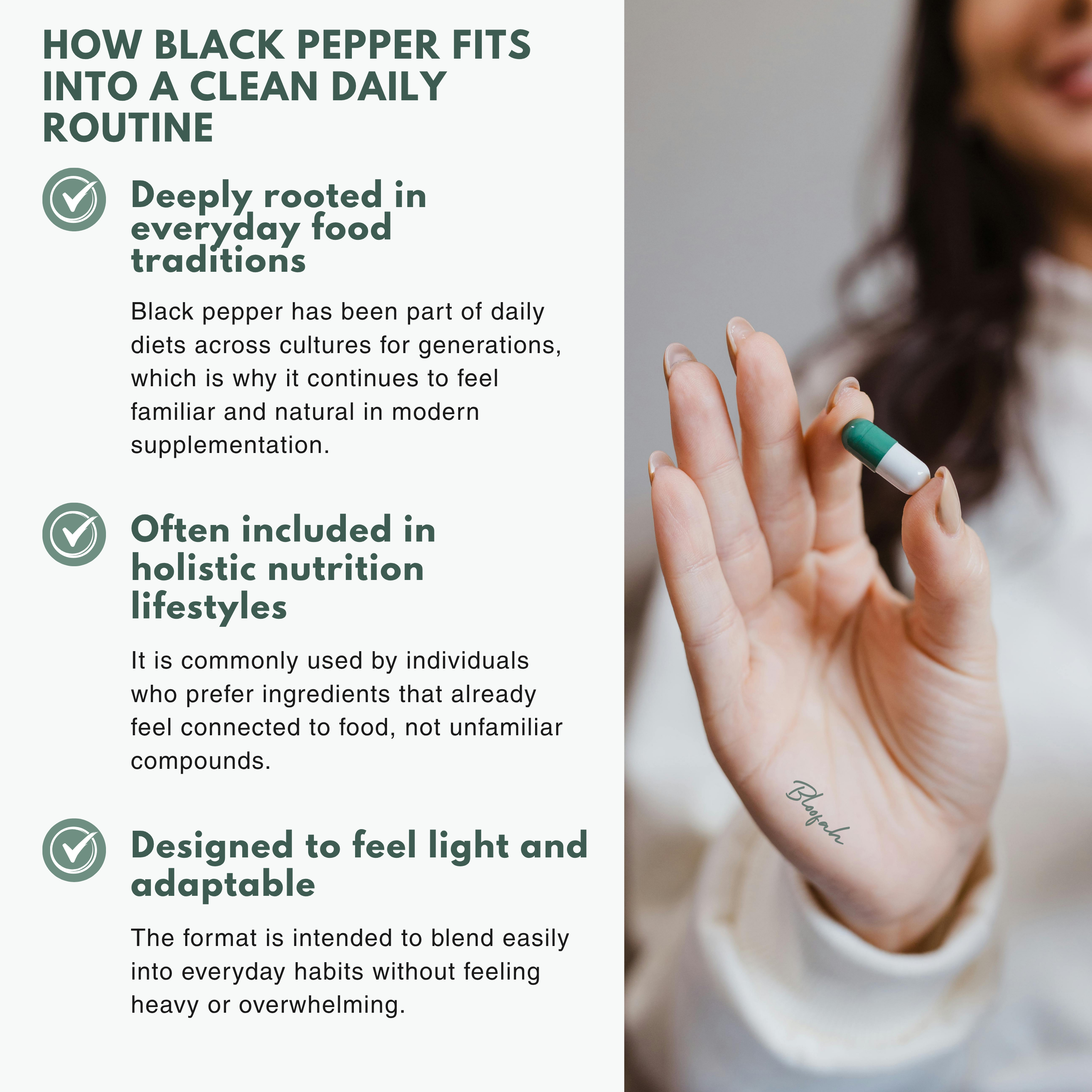 Bloofah BP Black Pepper Capsules 500mg | Piper nigrum Fruit | 120 Capsules
