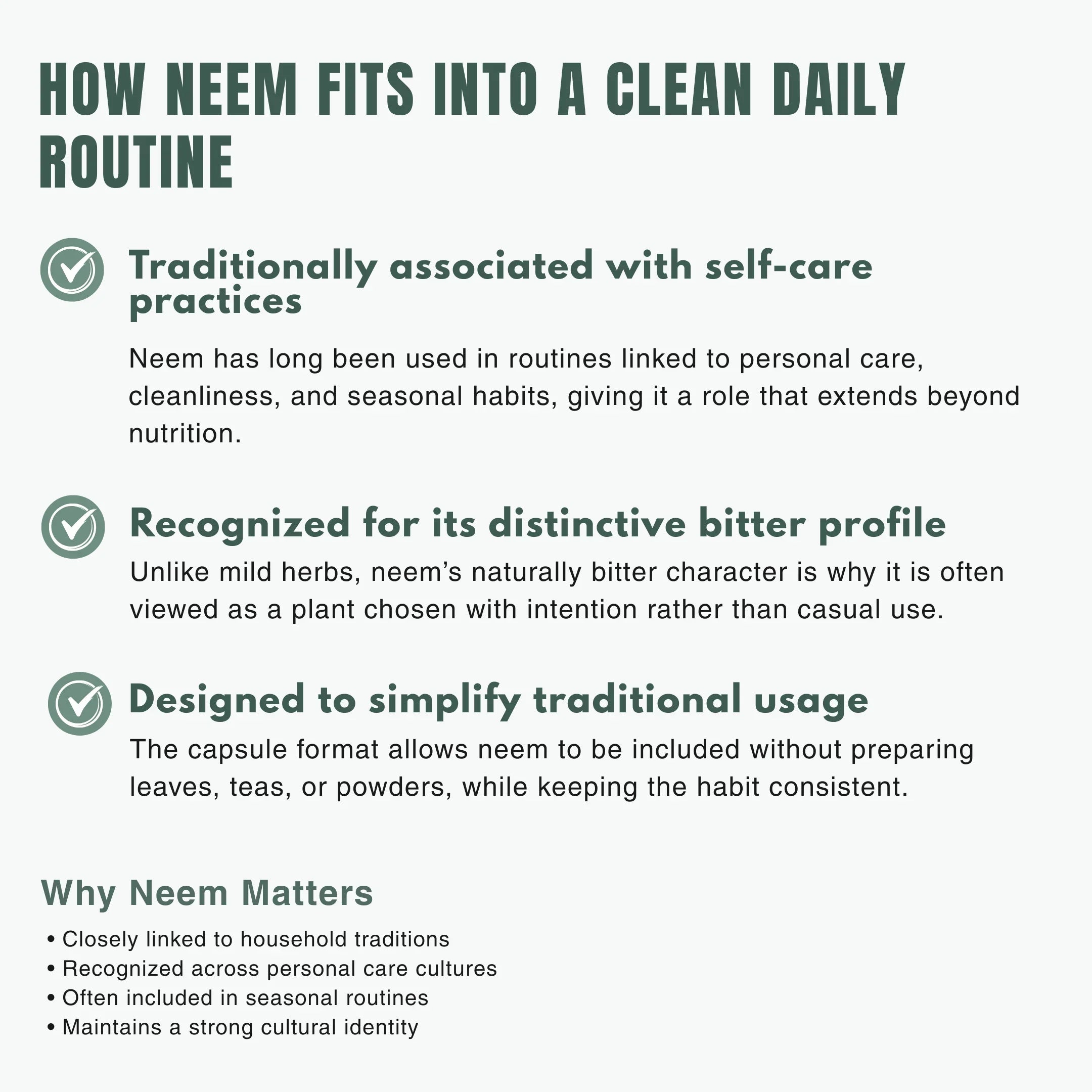 Bloofah NL – Neem Capsules 1000mg | Skin & Internal Balance Support (120 Capsules)