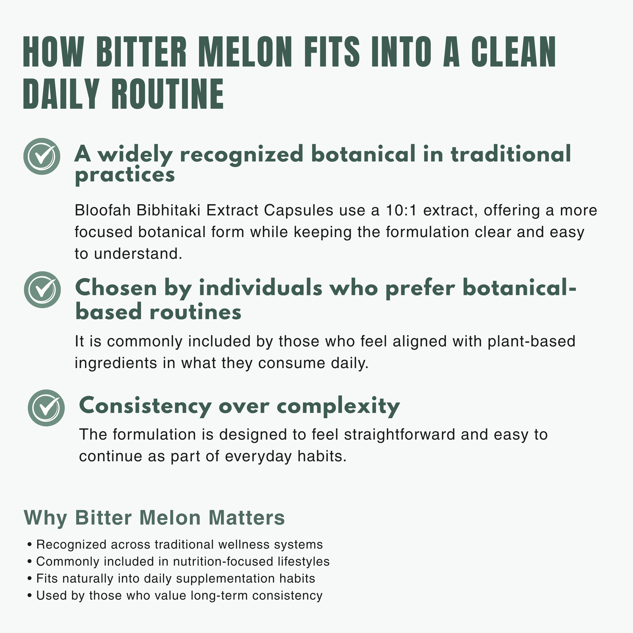 Bloofah BM – Bitter Melon Capsules 500mg | Metabolic & Balance Support (120 Capsules)