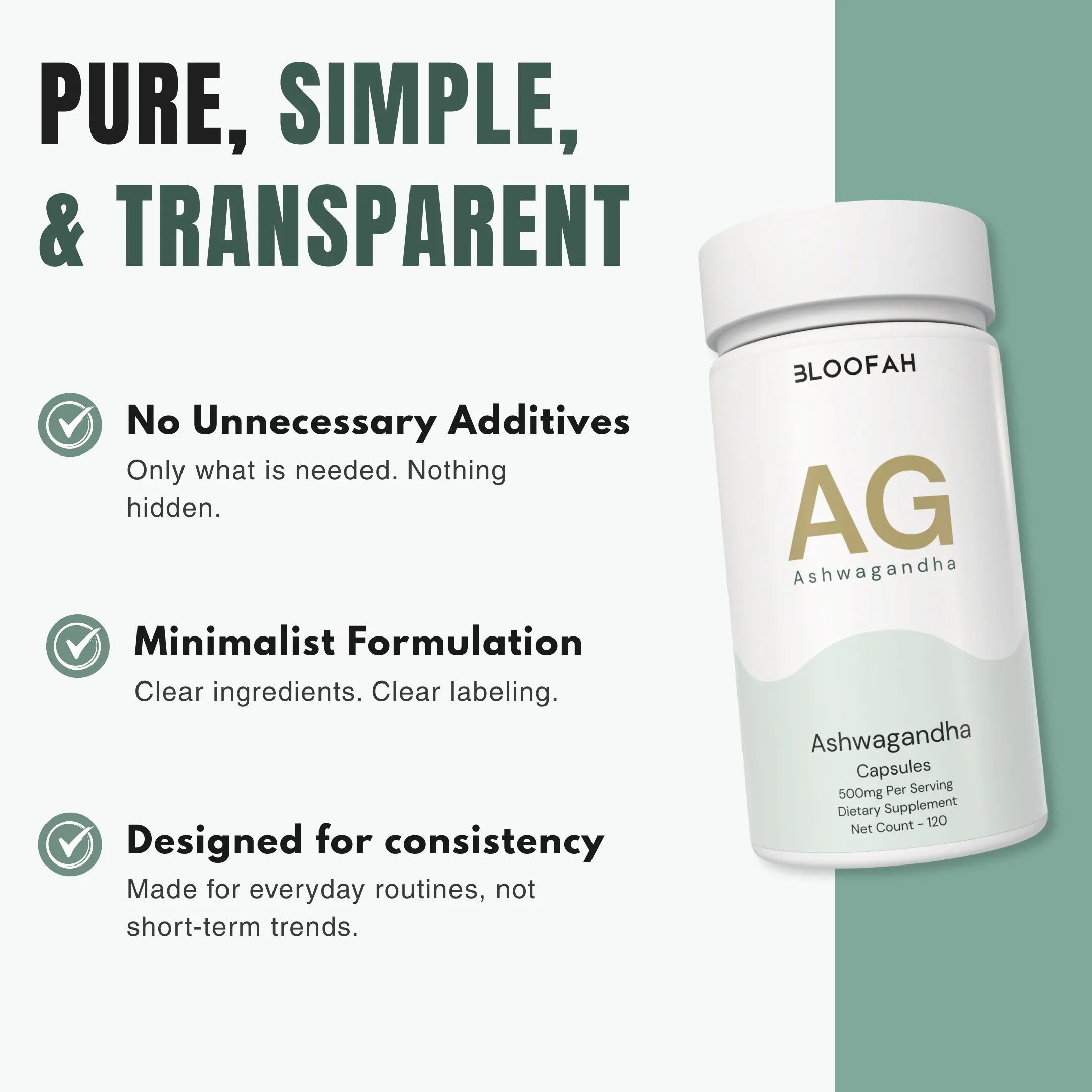 Bloofah AG – Ashwagandha Capsules 500mg | 120 Capsules