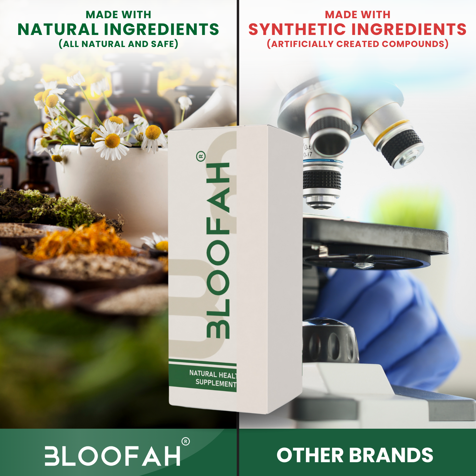 Bloofah Ginseng Capsules 1000mg | Natural Clean Supplement | 100% Pure Ginseng Root Powder Extra Strength, Non-GMO, Gluten-Free Formula Herbal Supplement for Overall Health