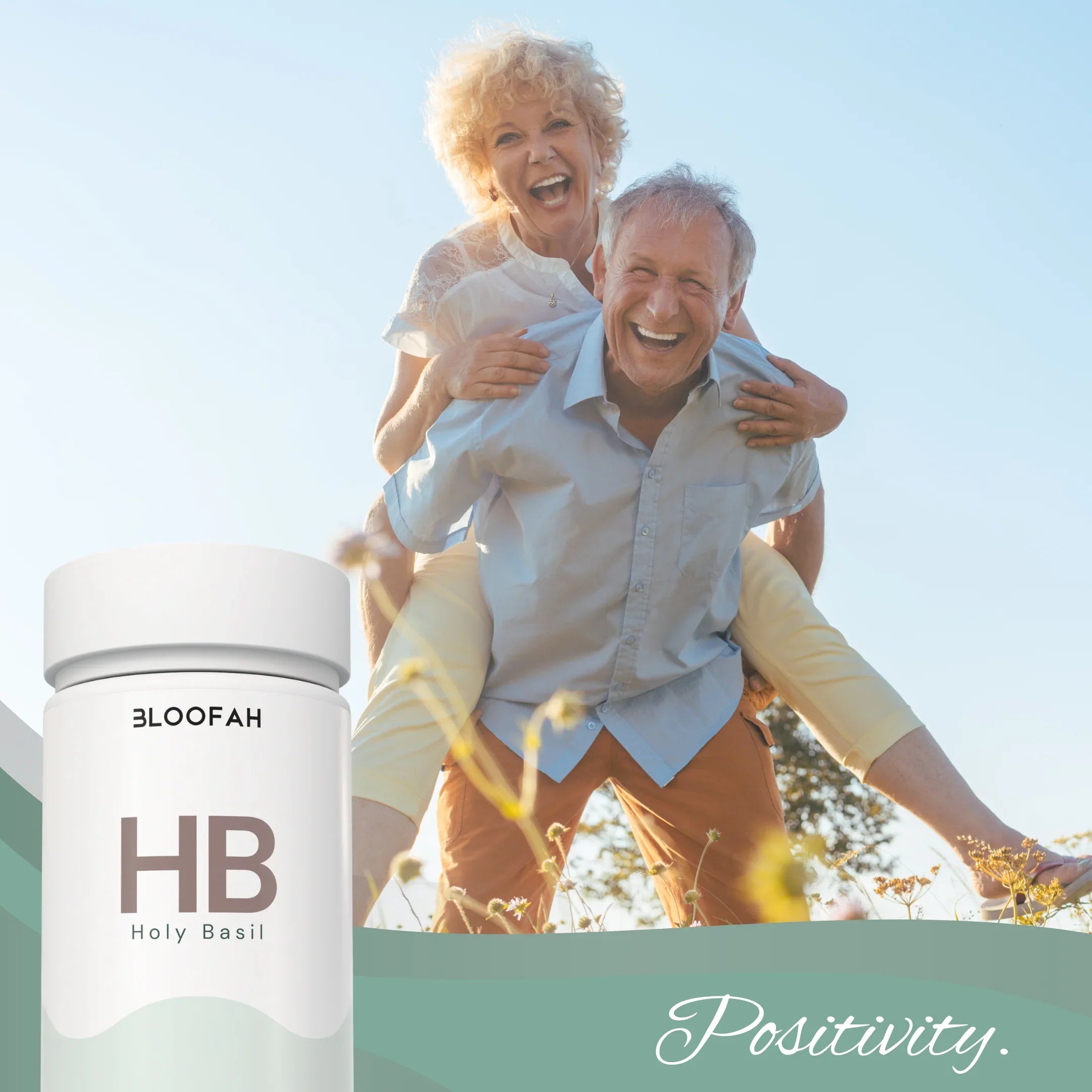 Bloofah HB – Holy Basil Capsules 500mg | Stress & Immunity Support (120 Capsules)