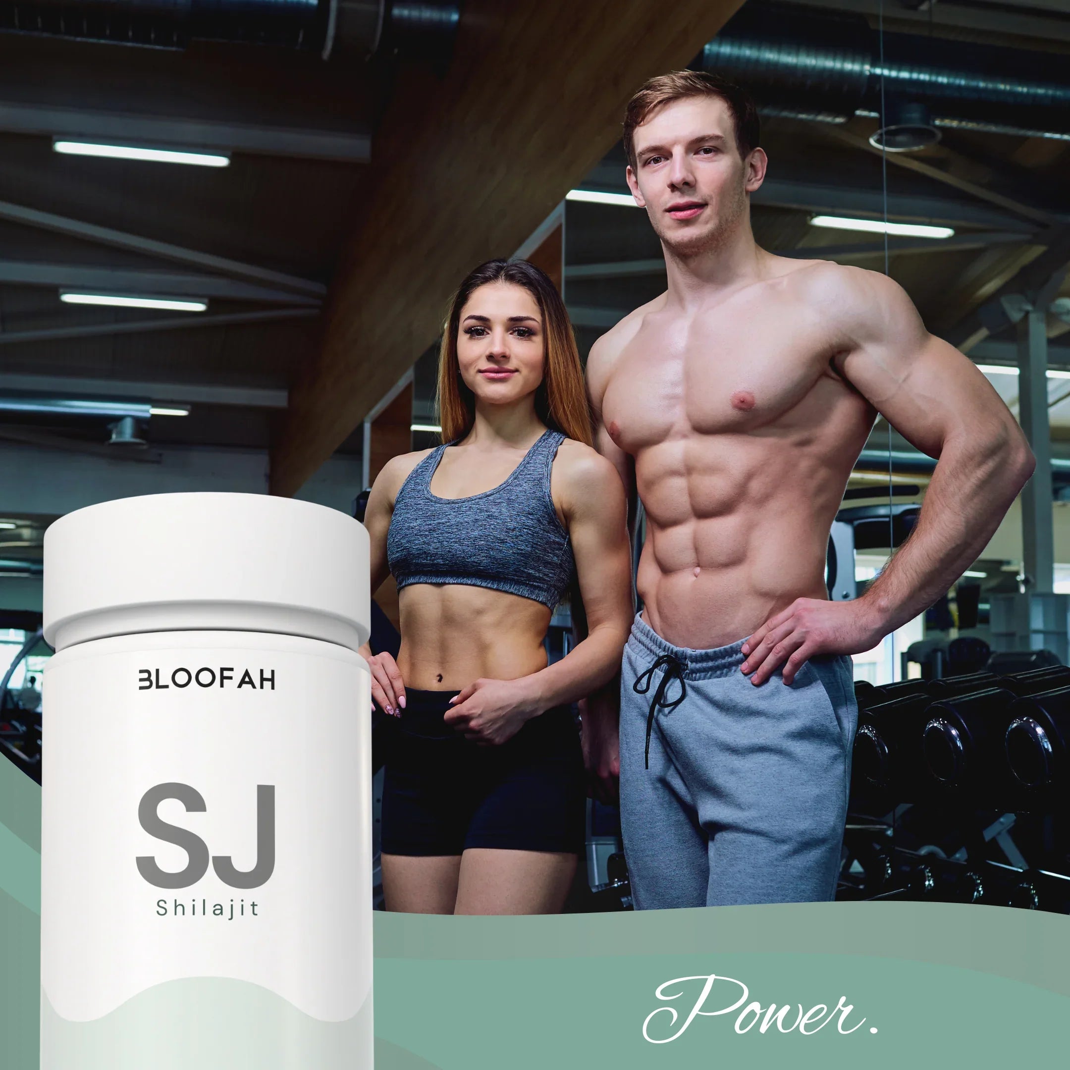 Bloofah SJ – Shilajit Capsules 500mg | Energy & Vitality Support (120 Capsules)